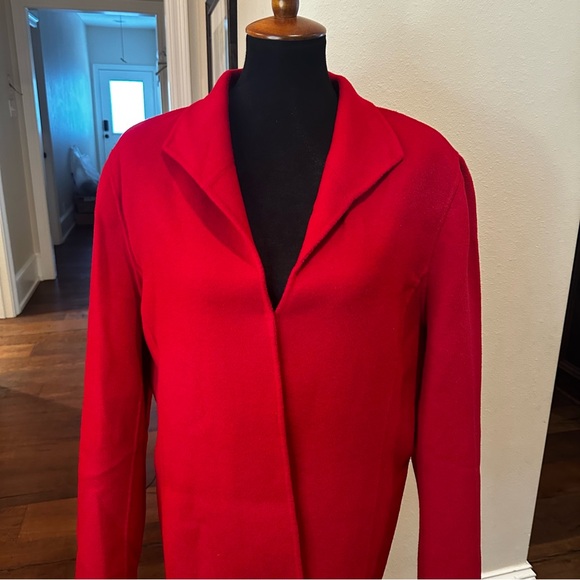Valerie Stevens Red Jacket EUC Wool Angora and Cashmere Blend Vintage - Picture 4 of 10